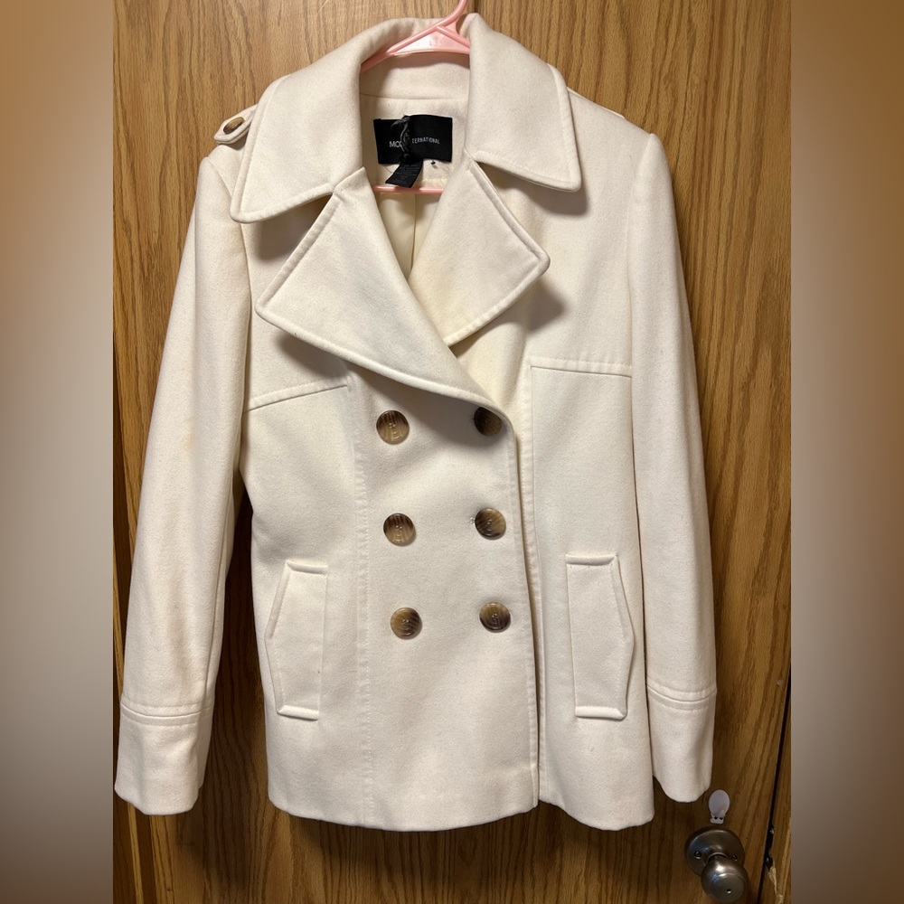 Cream Pea Coat